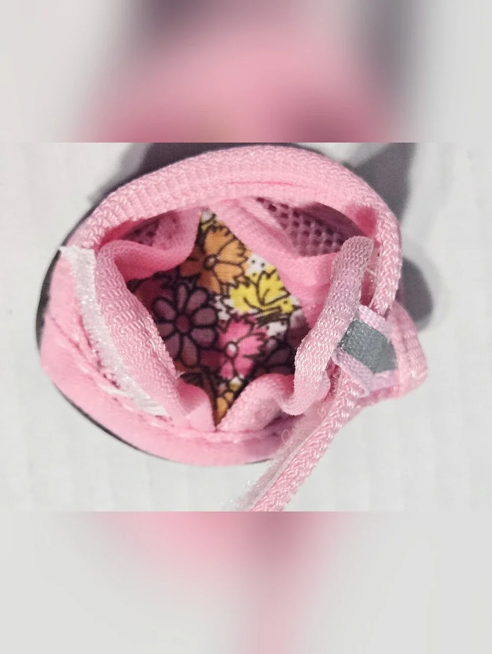 Pink Dog Shoes Boots Size 4 Mesh Breathable Reflective Pet Paw Booties Set of 4